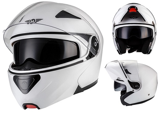 Casco Modular Urbano para Moto Scooter Moto Helmets F19